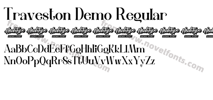 Traveston Demo RegularPreview