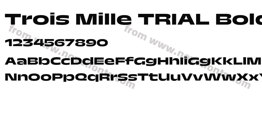 Trois Mille TRIAL Bold 27Preview