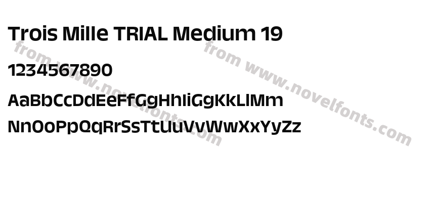 Trois Mille TRIAL Medium 19Preview