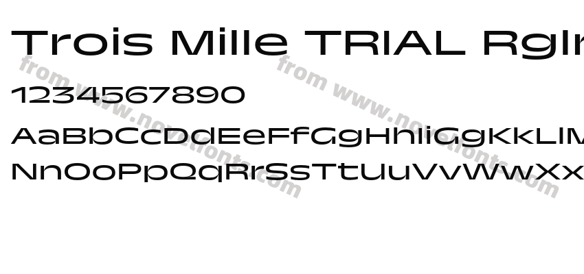 Trois Mille TRIAL Rglr 29Preview
