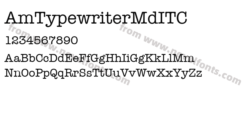 AmTypewriterMdITCPreview