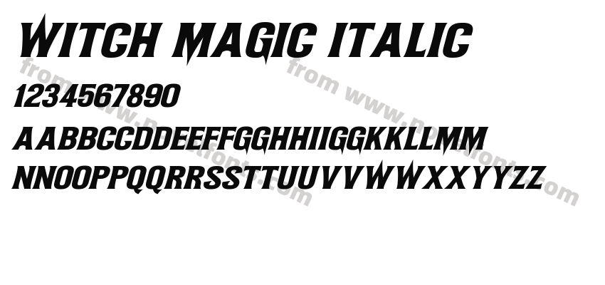 Witch Magic ItalicPreview
