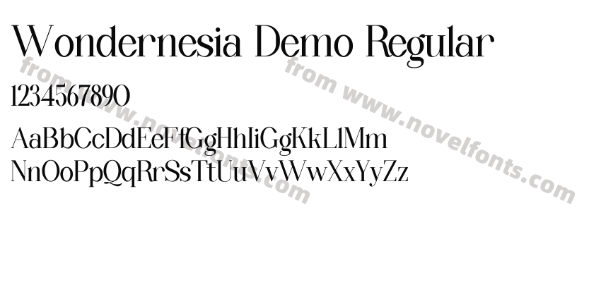 Wondernesia Demo RegularPreview