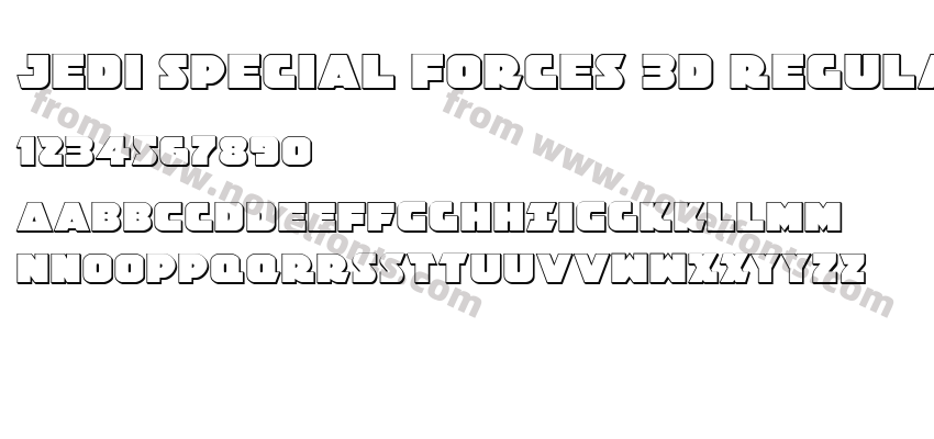 Jedi Special Forces 3D RegularPreview