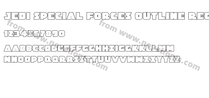 Jedi Special Forces Outline RegularPreview