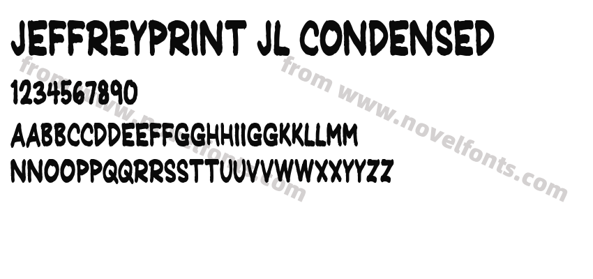 JeffreyPrint JL CondensedPreview