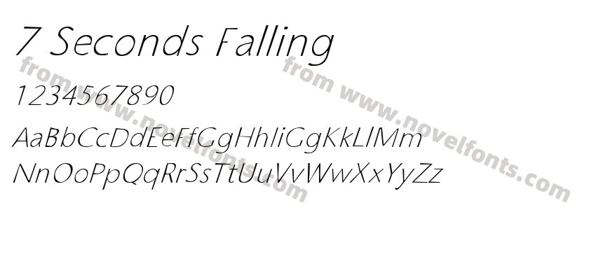 7 Seconds FallingPreview