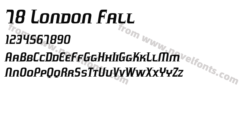 78 London FallPreview