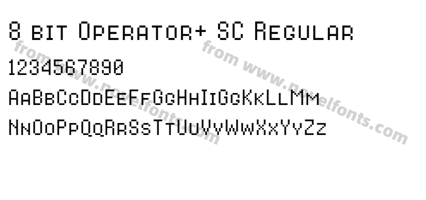 8 bit Operator+ SC RegularPreview