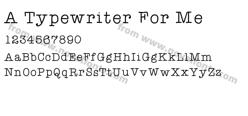 A Typewriter For MePreview