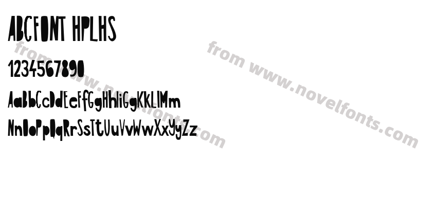 ABCFONT HPLHSPreview