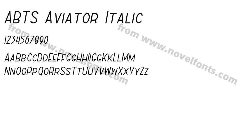ABTS Aviator ItalicPreview