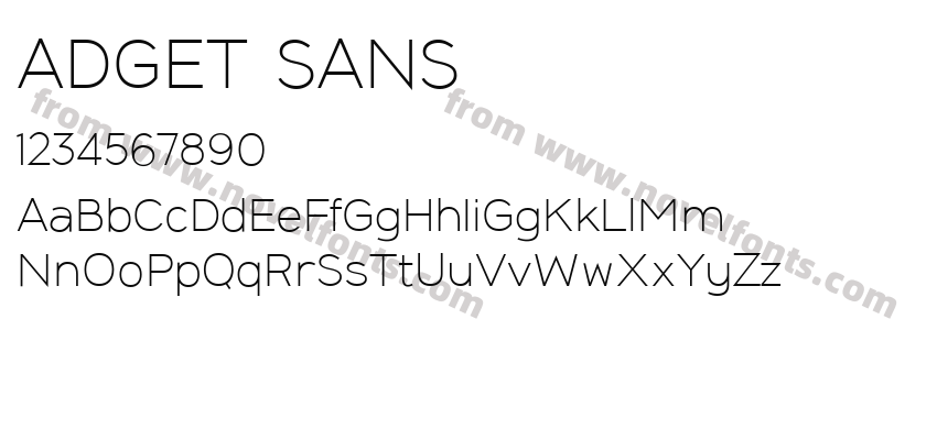 ADGET SANSPreview