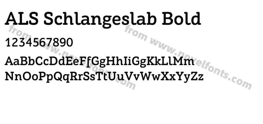 ALS Schlangeslab BoldPreview