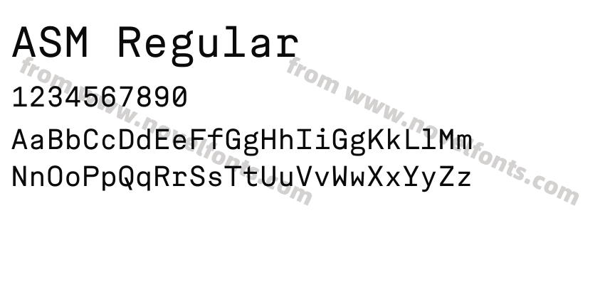 ASM RegularPreview
