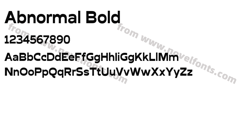 Abnormal BoldPreview