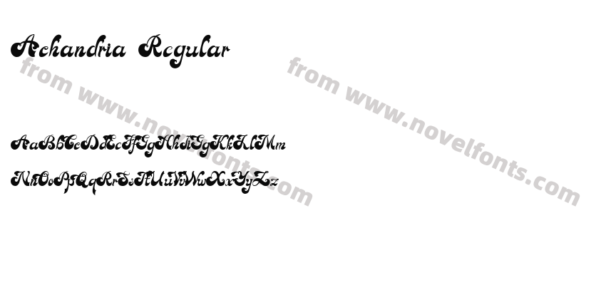 Achandria RegularPreview