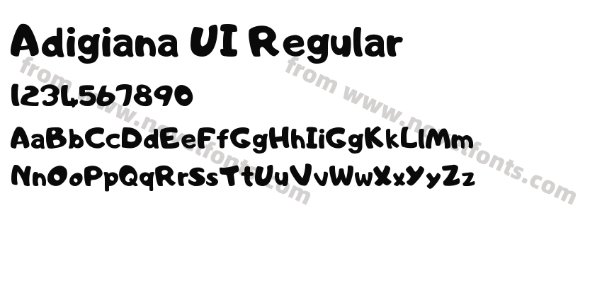 Adigiana UI RegularPreview