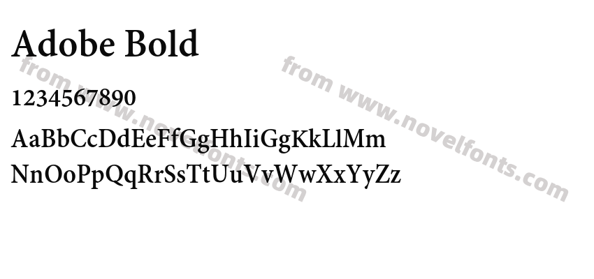 Adobe BoldPreview