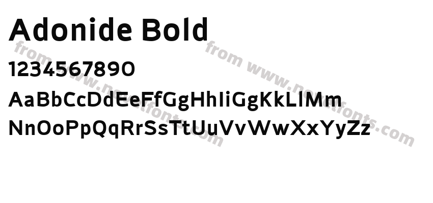 Adonide BoldPreview