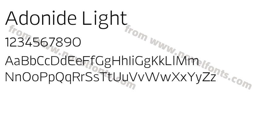 Adonide LightPreview