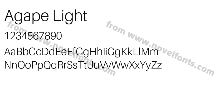 Agape LightPreview