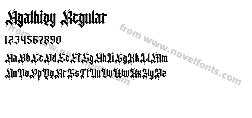 Agathiqy RegularPreview