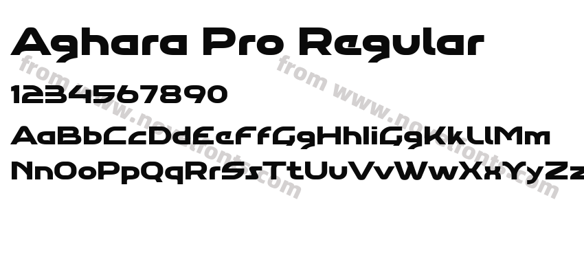 Aghara Pro RegularPreview