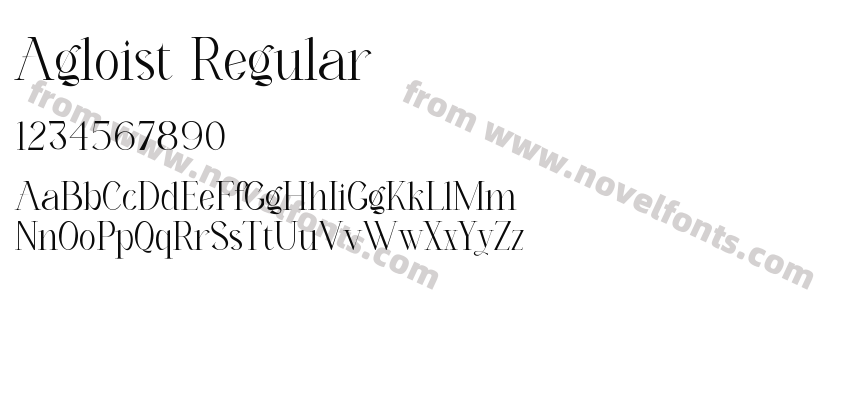 Agloist RegularPreview