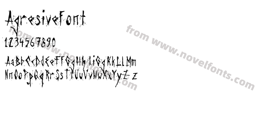 AgresivefontPreview