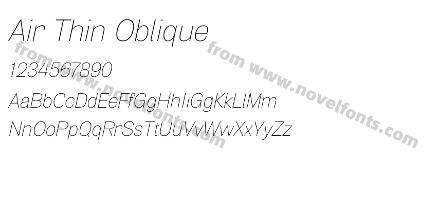 Air Thin ObliquePreview