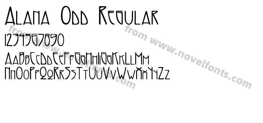 Alana Odd RegularPreview