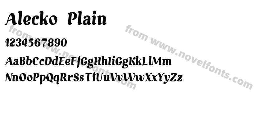 Alecko PlainPreview