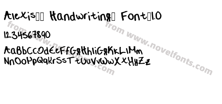 Alexis__ Handwriting_ Font_1.0Preview