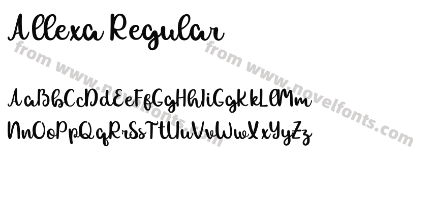 Allexa RegularPreview