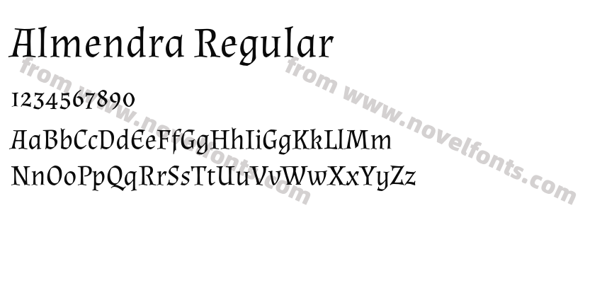 Almendra RegularPreview