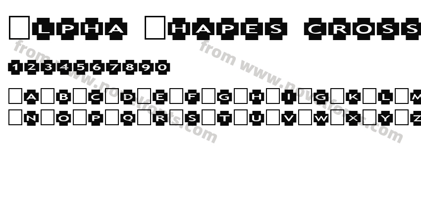Alpha Shapes crossesPreview
