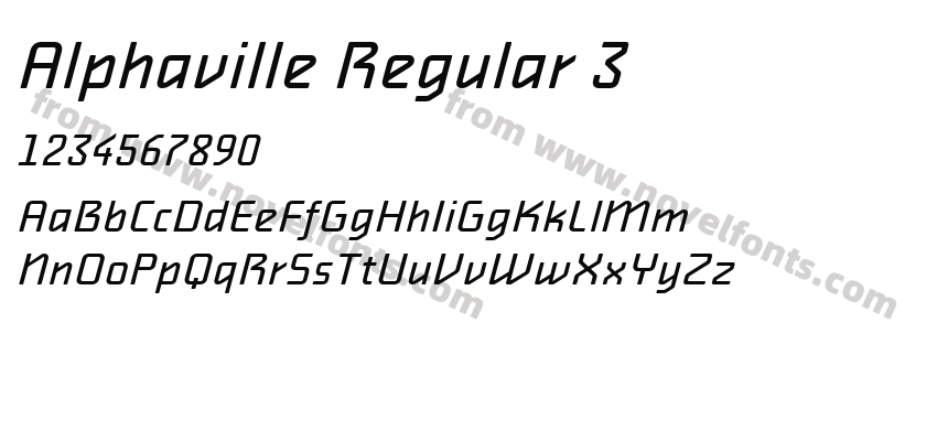 Alphaville Regular 3Preview