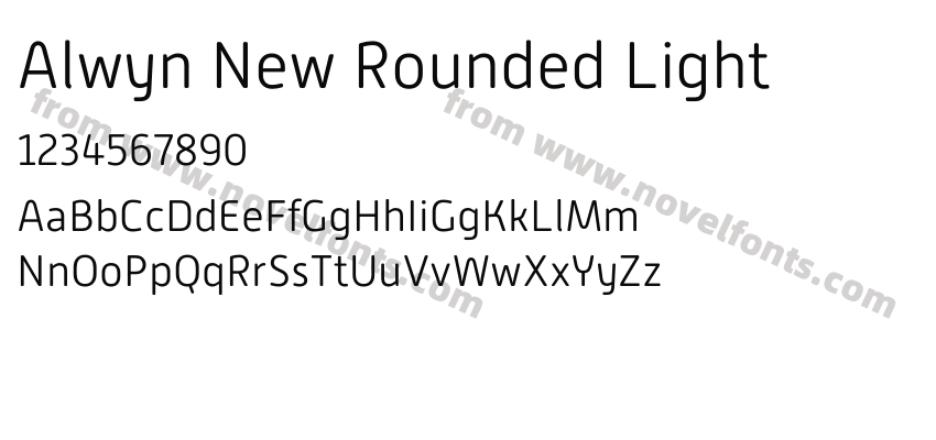 Alwyn New Rounded LightPreview