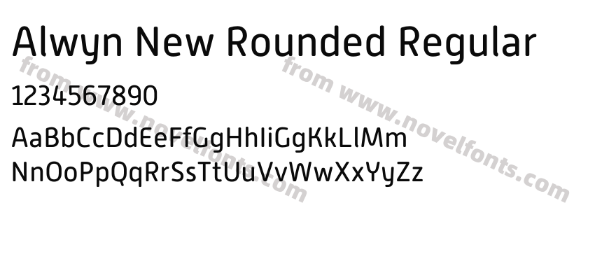 Alwyn New Rounded RegularPreview