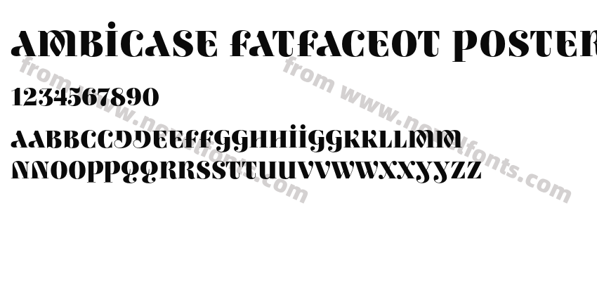 Ambicase FatfaceOT PosterPreview