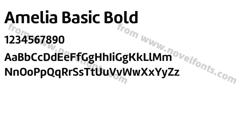 Amelia Basic BoldPreview