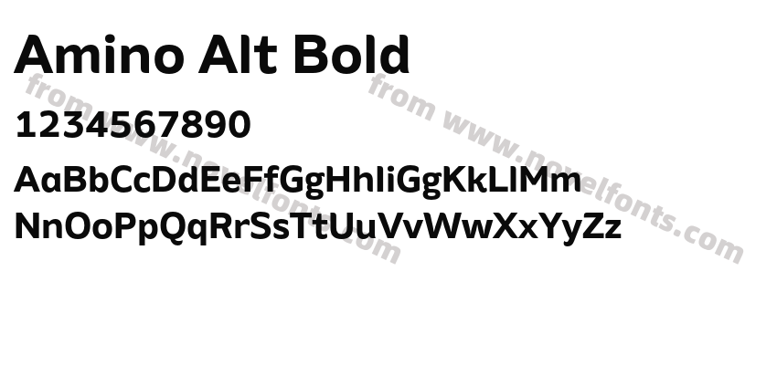 Amino Alt BoldPreview