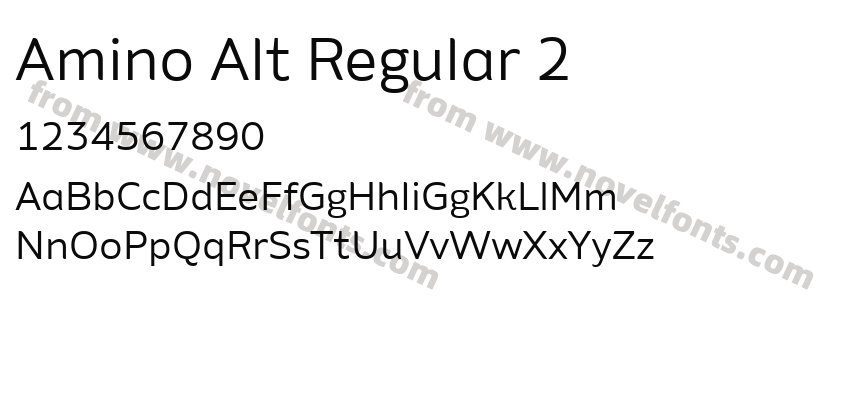 Amino Alt Regular 2Preview