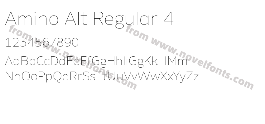Amino Alt Regular 4Preview