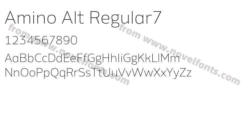 Amino Alt Regular7Preview