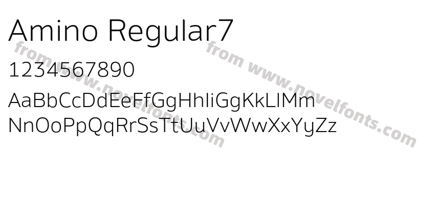 Amino Regular7Preview