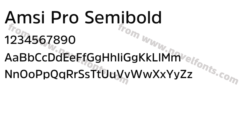 Amsi Pro SemiboldPreview