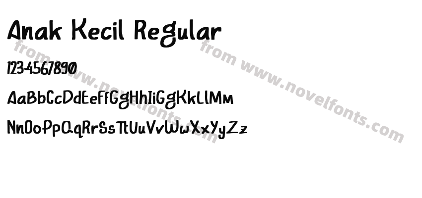 Anak Kecil RegularPreview