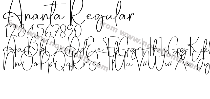 Ananta RegularPreview
